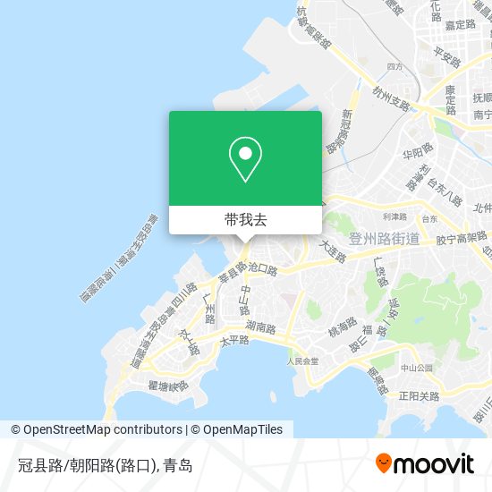 冠县路/朝阳路(路口)地图