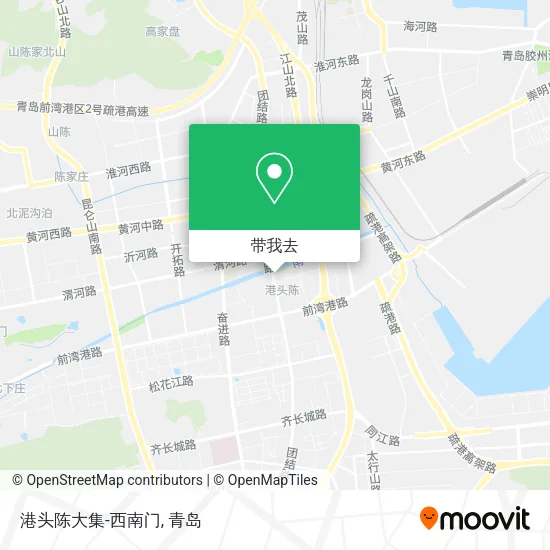 港头陈大集-西南门地图