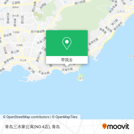青岛三水家公寓(NO.4店)地图
