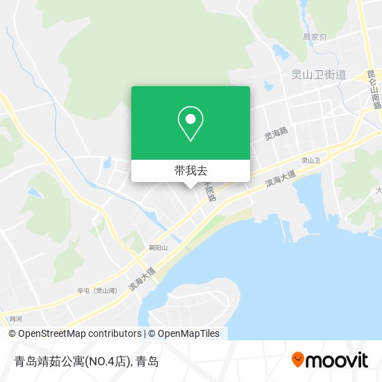 青岛靖茹公寓(NO.4店)地图