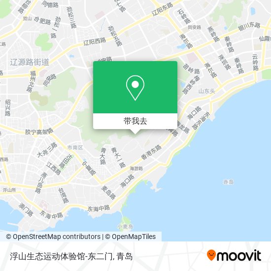 浮山生态运动体验馆-东二门地图