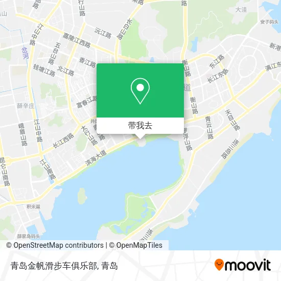 青岛金帆滑步车俱乐部地图
