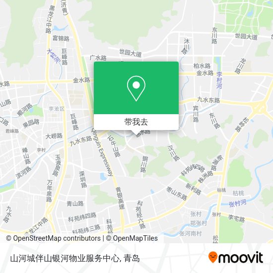 山河城伴山银河物业服务中心地图