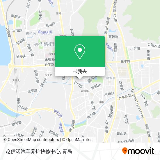 赵伊诺汽车养护快修中心地图