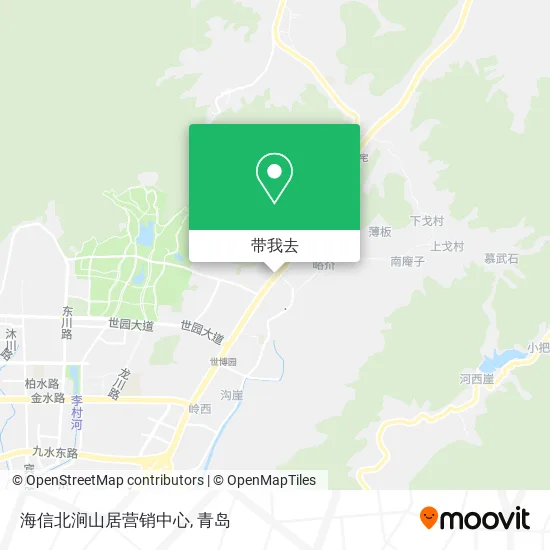 海信北涧山居营销中心地图