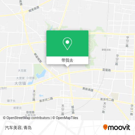 汽车美容地图