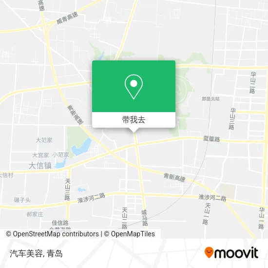 汽车美容地图