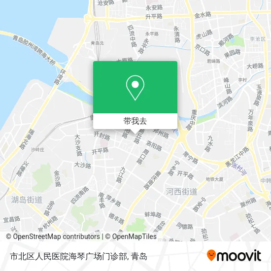 市北区人民医院海琴广场门诊部地图