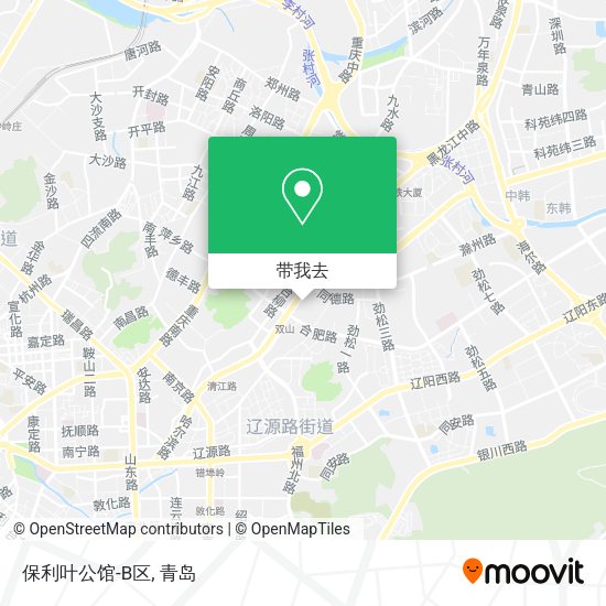 保利叶公馆-B区地图