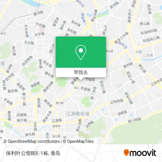 保利叶公馆B区-1栋地图
