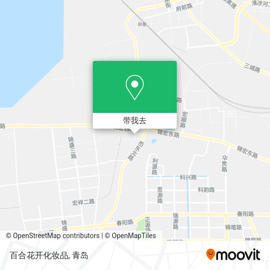 百合花开化妆品地图