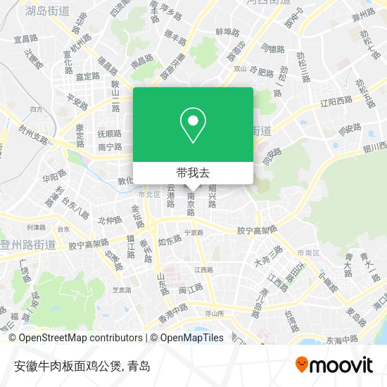 安徽牛肉板面鸡公煲地图