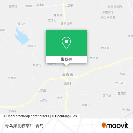 青岛海北春茶厂地图