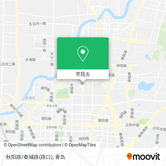 秋阳路/春城路(路口)地图