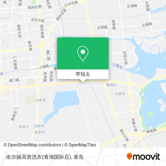 依尔丽高质洗衣(青湖国际店)地图