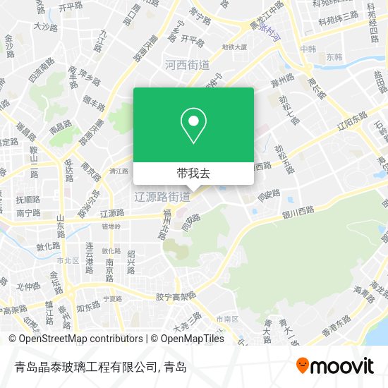 青岛晶泰玻璃工程有限公司地图