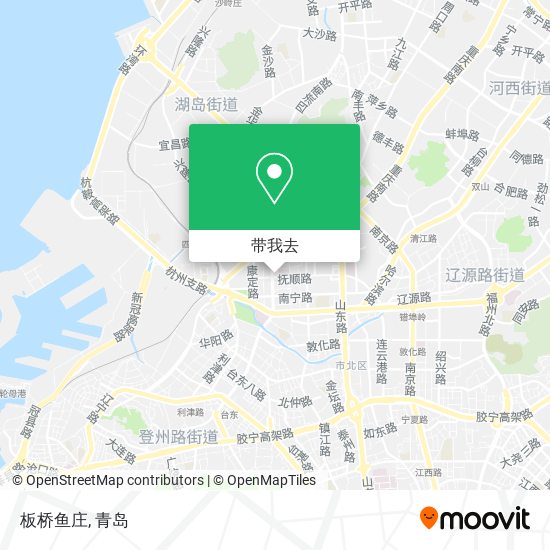 板桥鱼庄地图