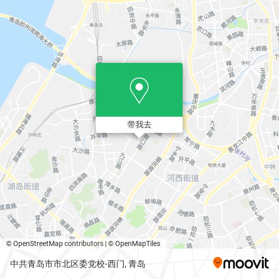 中共青岛市市北区委党校-西门地图