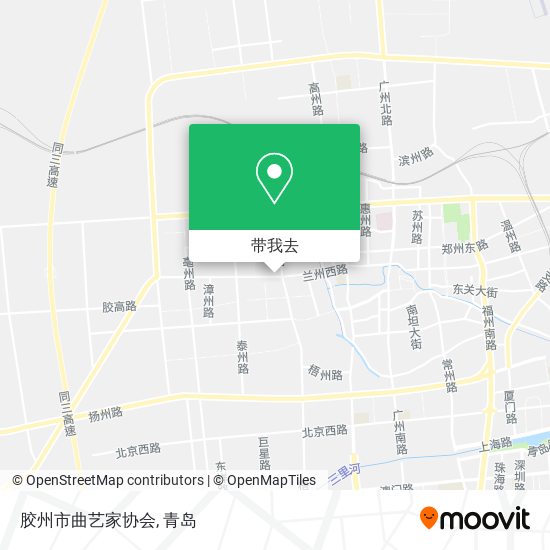 胶州市曲艺家协会地图