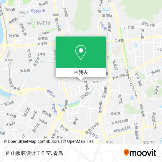西山服装设计工作室地图