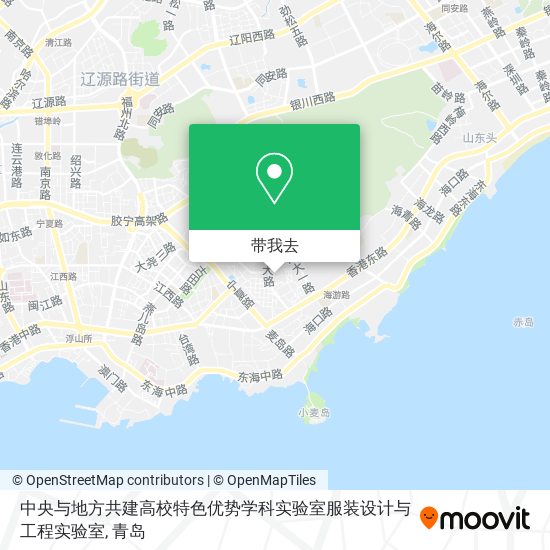 中央与地方共建高校特色优势学科实验室服装设计与工程实验室地图