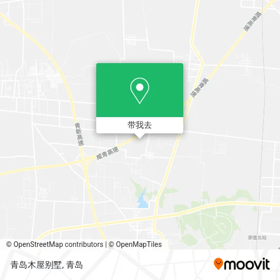 青岛木屋别墅地图