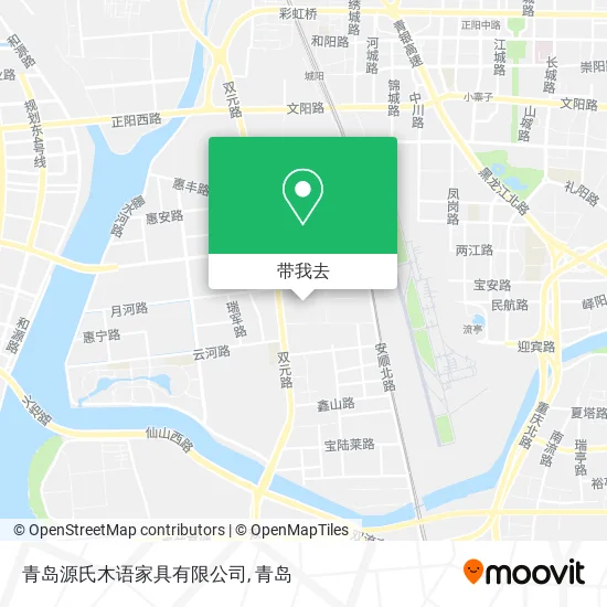青岛源氏木语家具有限公司地图