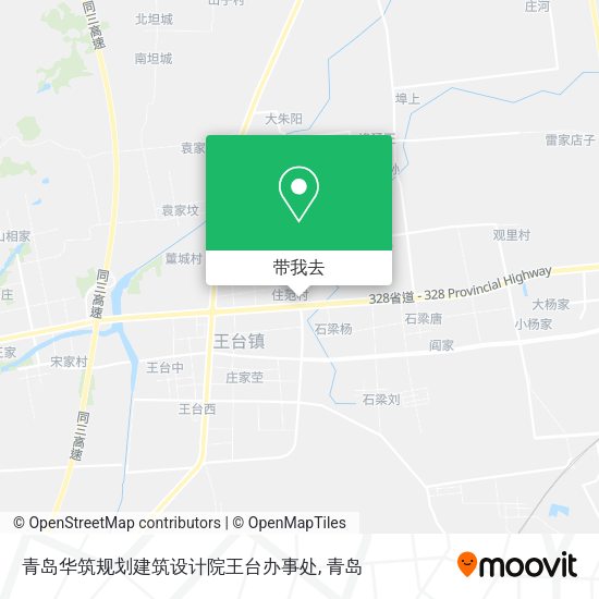 青岛华筑规划建筑设计院王台办事处地图