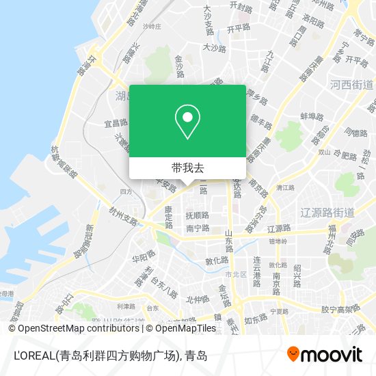 L'OREAL(青岛利群四方购物广场)地图