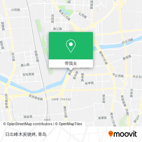日出峰木炭烧烤地图