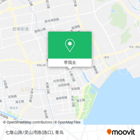七墩山路/灵山湾路(路口)地图