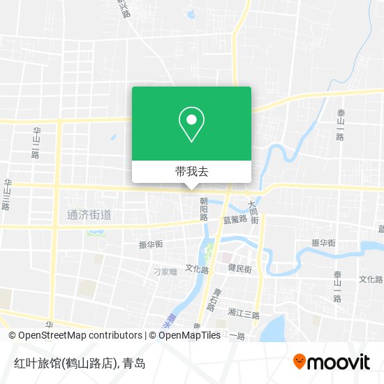 红叶旅馆(鹤山路店)地图