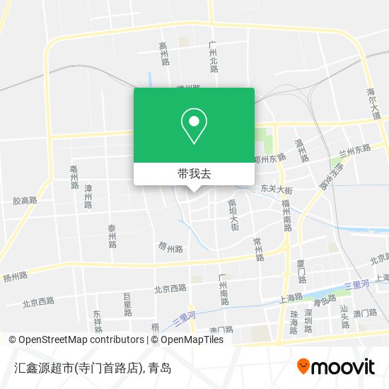 汇鑫源超市(寺门首路店)地图