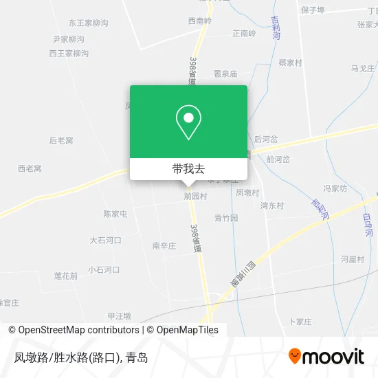 凤墩路/胜水路(路口)地图