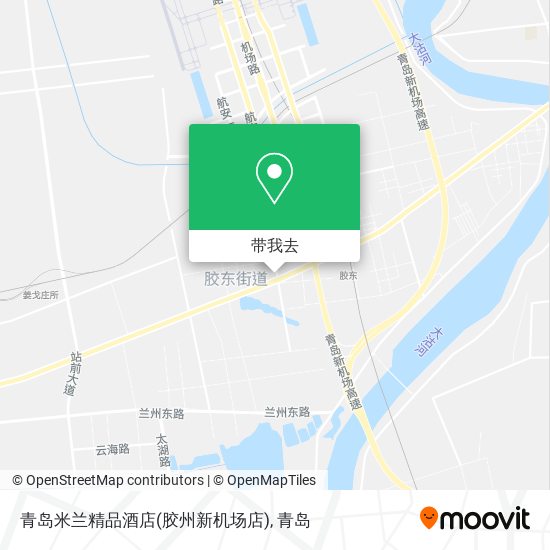 青岛米兰精品酒店(胶州新机场店)地图