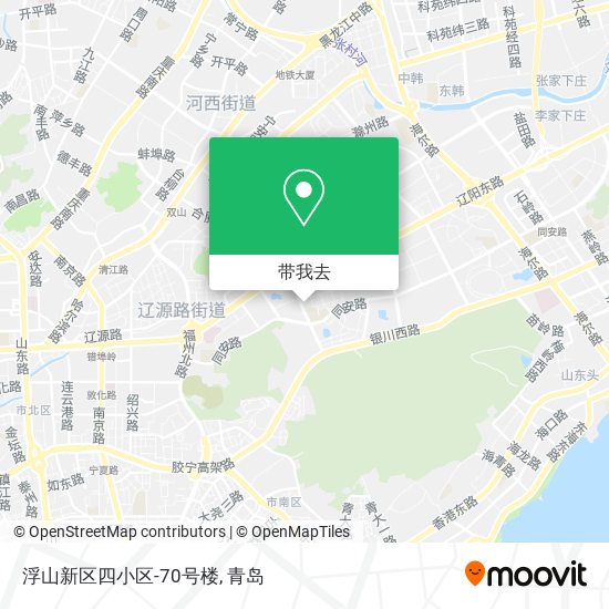 浮山新区四小区-70号楼地图
