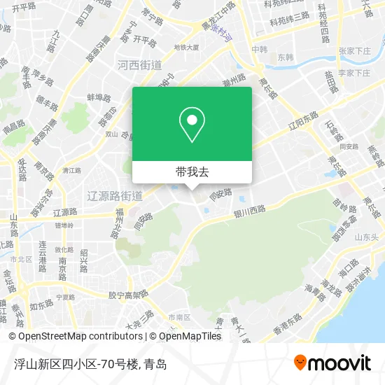 浮山新区四小区-70号楼地图