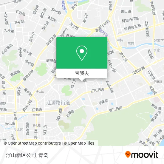 浮山新区公司地图