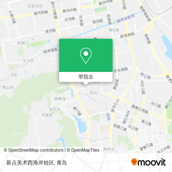 新点美术西海岸校区地图