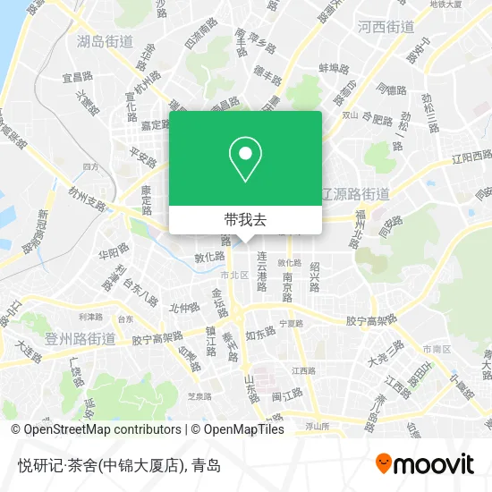 悦研记·茶舍(中锦大厦店)地图