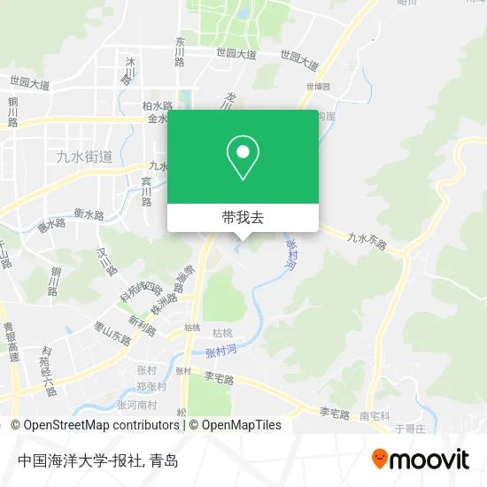 中国海洋大学-报社地图
