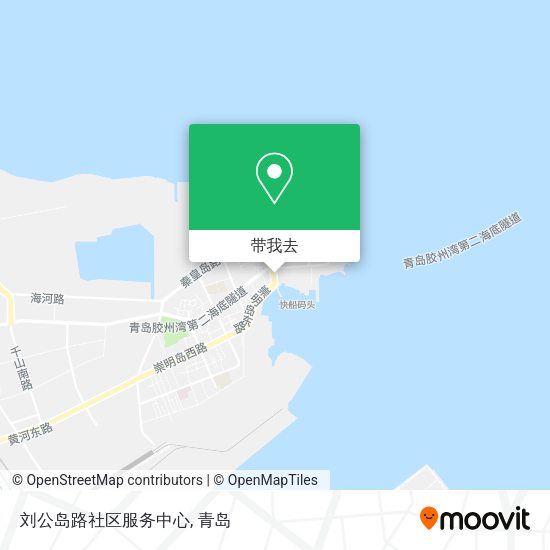 刘公岛路社区服务中心地图