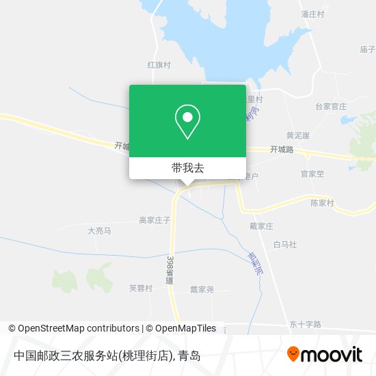 中国邮政三农服务站(桃理街店)地图