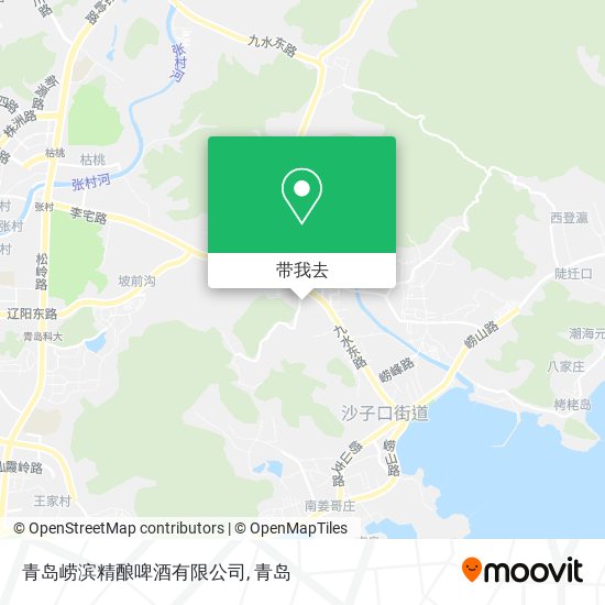 青岛崂滨精酿啤酒有限公司地图