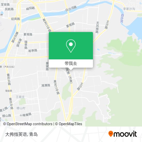 大拇指英语地图