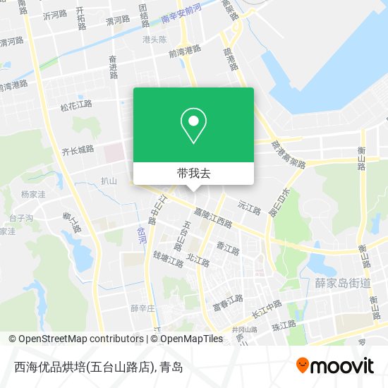 西海优品烘培(五台山路店)地图