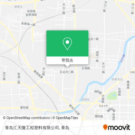 青岛汇天隆工程塑料有限公司地图