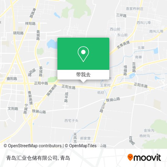 青岛汇业仓储有限公司地图