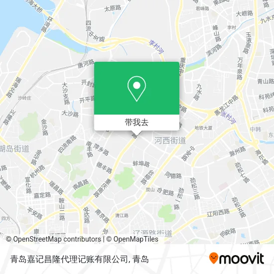 青岛嘉记昌隆代理记账有限公司地图