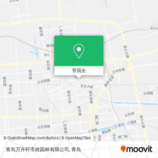 青岛万卉轩市政园林有限公司地图